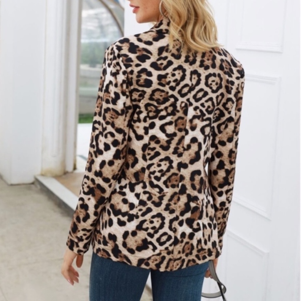 TANYA Leopard print Blazer - Picture 4 of 5